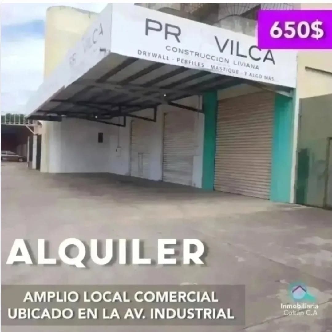 Local comercial en alquiler, Av. Industrial, Barinas - Imagen 1