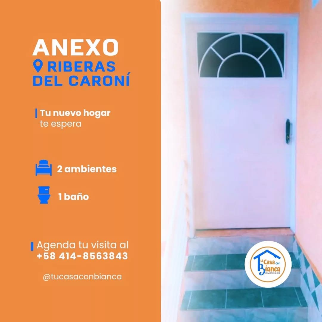 Anexo independiente en alquiler en Riberas del Caroní